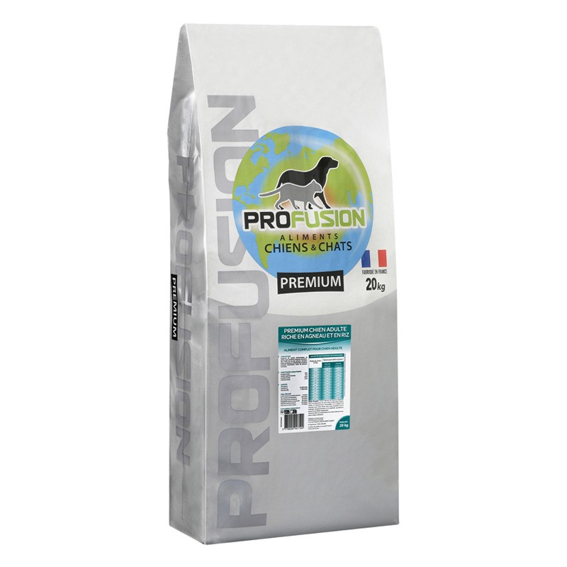Profusion Chien Adulte Agneau & Riz 20kg – Croquettes | Quali Qroc Ouest